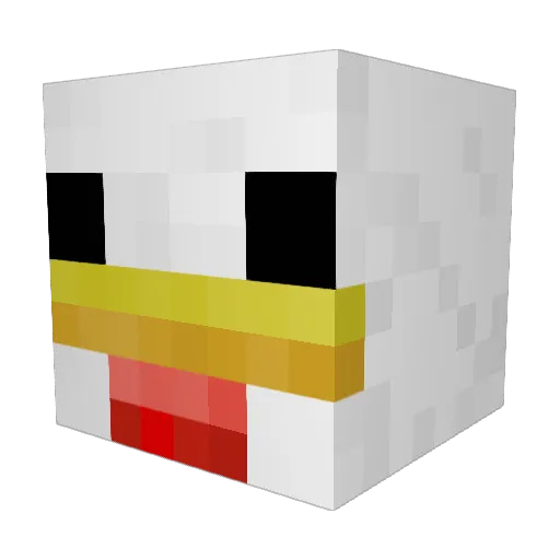 StomaticGolem88 Minecraft avatar head, 3D render