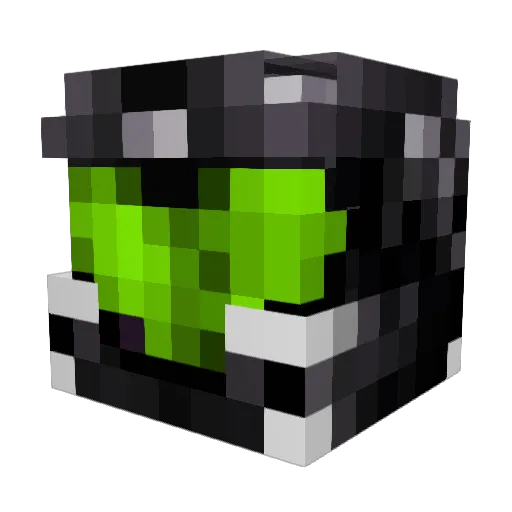 Stomgrime Minecraft avatar head, 3D render