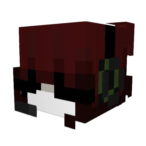 StompedBy Minecraft avatar head, 3D render