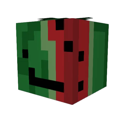 Stompingleopard Minecraft avatar head, 3D render
