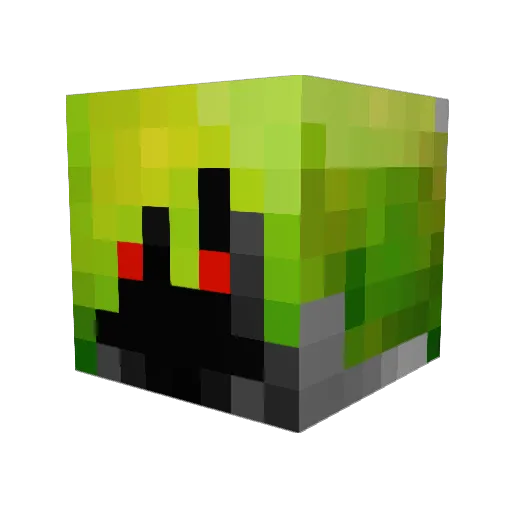 Stomtz Minecraft avatar head, 3D render