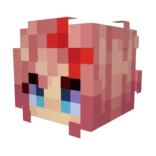 StondFox04 Minecraft avatar head, 3D render