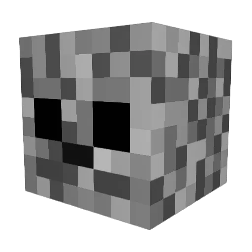 Stone5652 Minecraft avatar head, 3D render