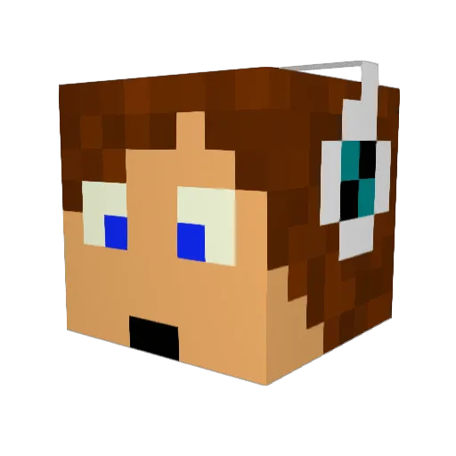 StoneBoy10 Minecraft avatar head, 3D render