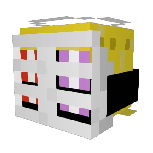 StoneLettuce165 Minecraft avatar head, 3D render