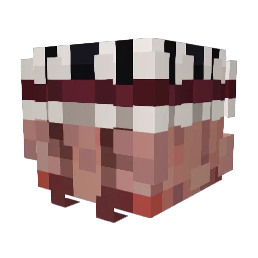 StoneMacabre Minecraft avatar head, 3D render
