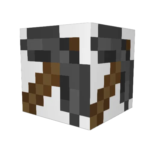 StonePickaxe Minecraft avatar head, 3D render