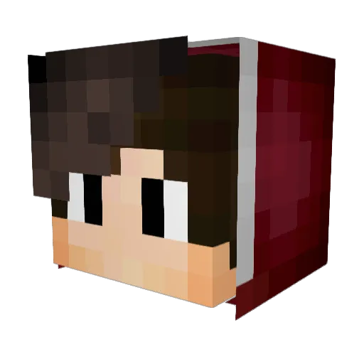 StonePlays Minecraft avatar head, 3D render