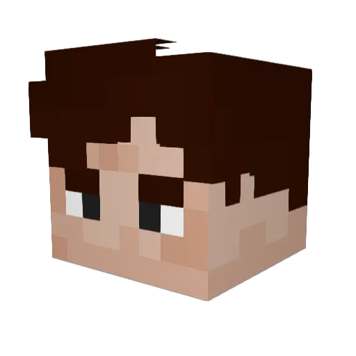 StoneStatue5509 Minecraft avatar head, 3D render