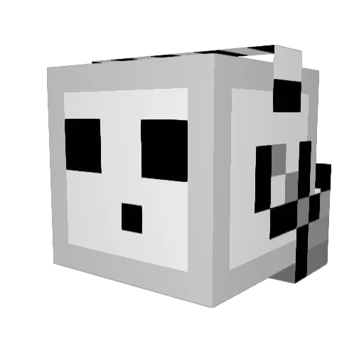 StoneWolf42 Minecraft avatar head, 3D render