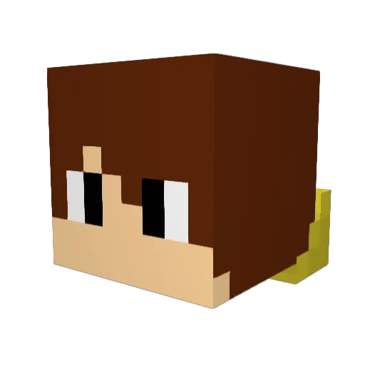 Stone_Dhubz Minecraft avatar head, 3D render