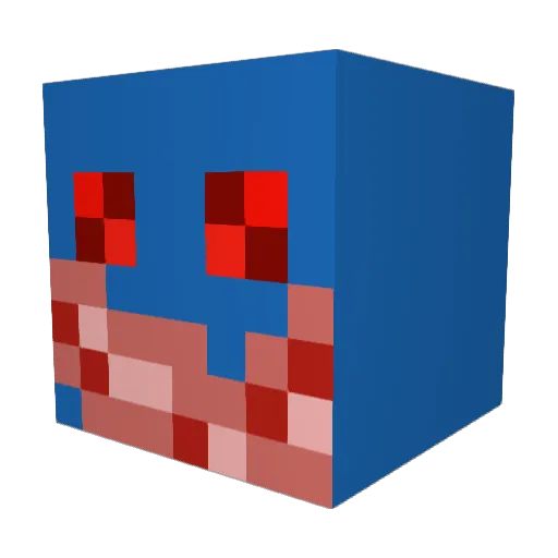 Stone_Volcano Minecraft avatar head, 3D render