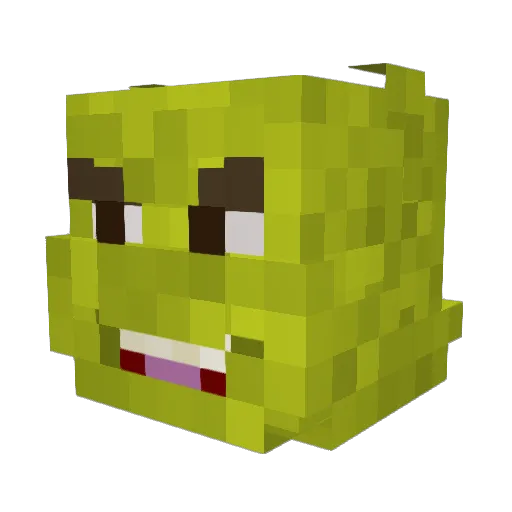 Stonearm Minecraft avatar head, 3D render