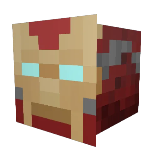 Stonebreaker58 Minecraft avatar head, 3D render