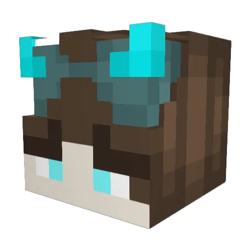 StonedCookie349 Minecraft avatar head, 3D render