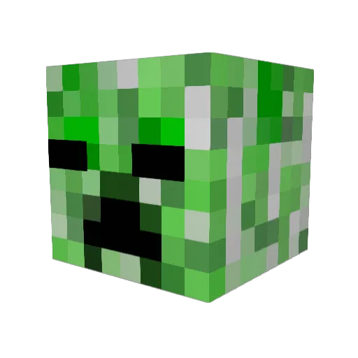 Stonedphreak Minecraft avatar head, 3D render