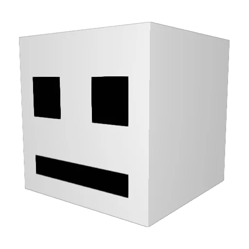 Stonedup Minecraft avatar head, 3D render