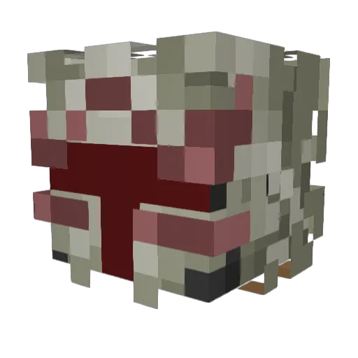 Stoneeagle Minecraft avatar head, 3D render
