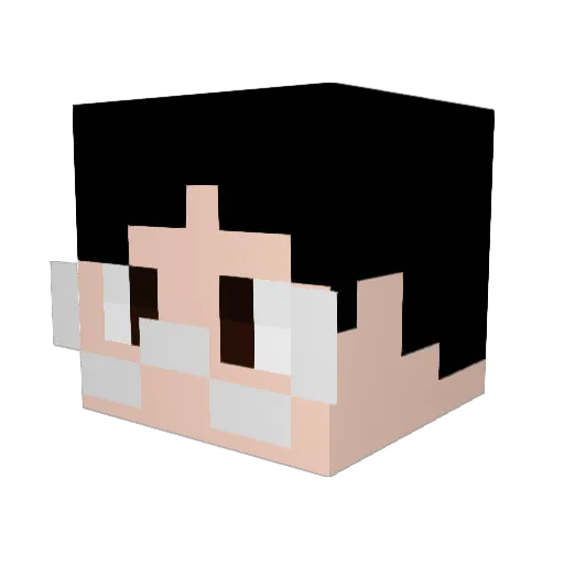 StonefishJo Minecraft avatar head, 3D render