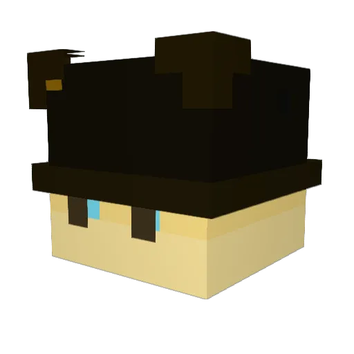 Stonehard78 Minecraft avatar head, 3D render