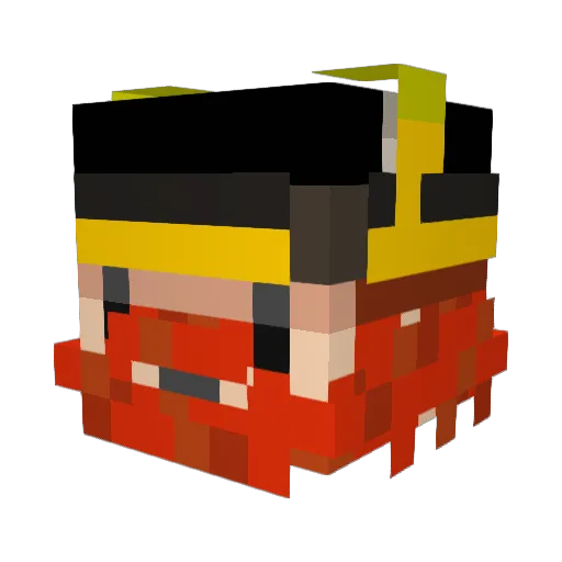 Stoner_S Minecraft avatar head, 3D render