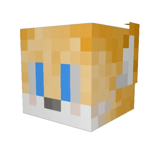 Stonescythe Minecraft avatar head, 3D render