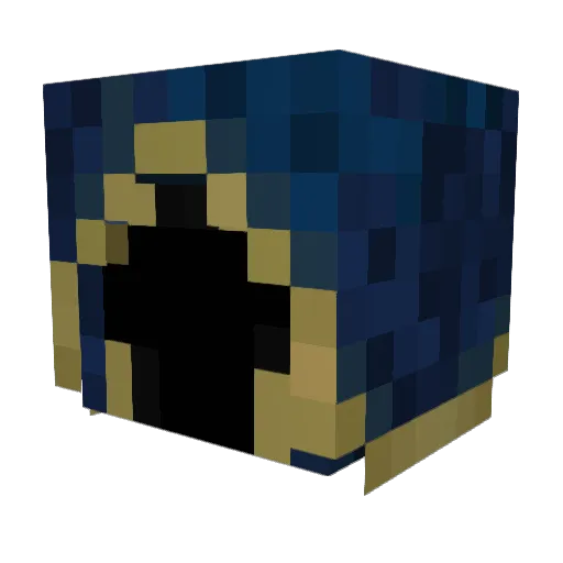 Stonesinew Minecraft avatar head, 3D render