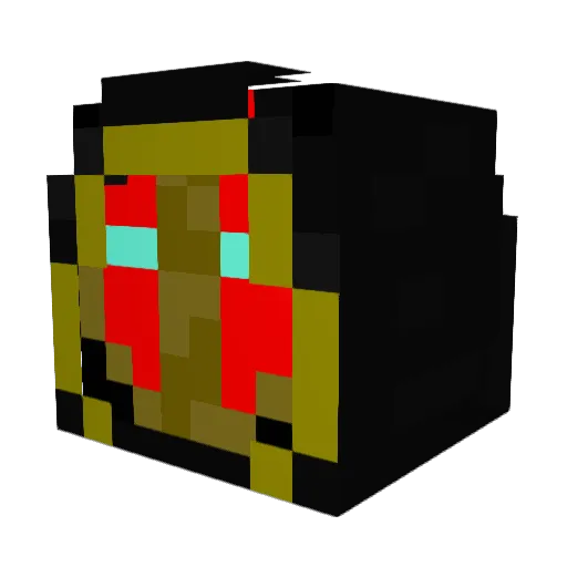 Stonewall_Jack Minecraft avatar head, 3D render