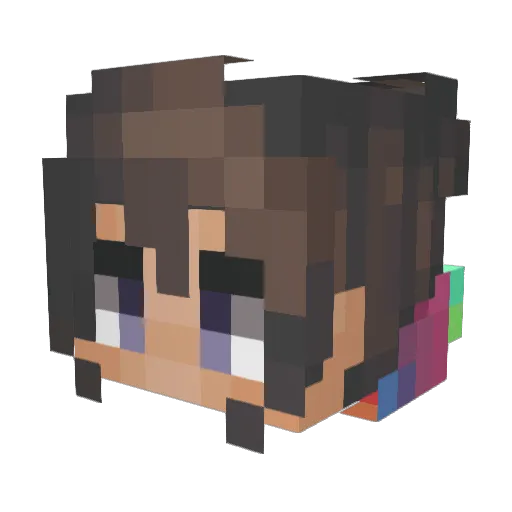 StoneyMae420 Minecraft avatar head, 3D render