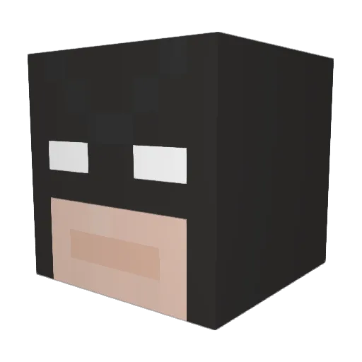 StoniMD Minecraft avatar head, 3D render