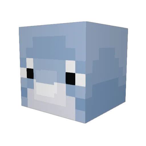 StonkHub Minecraft avatar head, 3D render