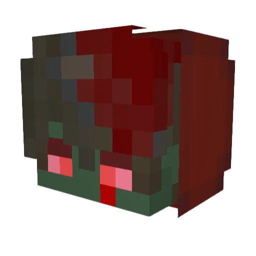 StonksLukas Minecraft avatar head, 3D render