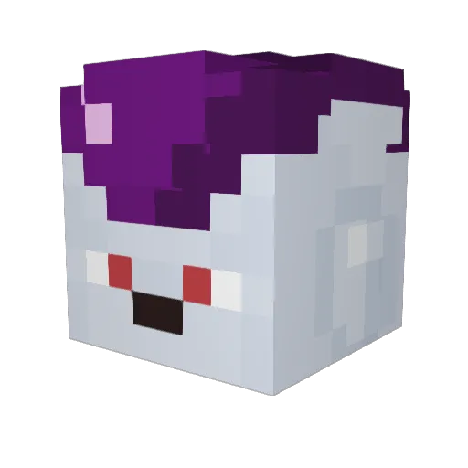 Stonky_y Minecraft avatar head, 3D render
