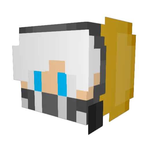 StonyK21 Minecraft avatar head, 3D render