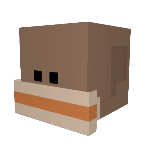Stoof_2312 Minecraft avatar head, 3D render