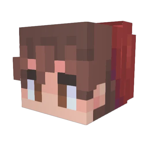 Stoopie39 Minecraft avatar head, 3D render