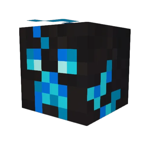 StopHackingMe28 Minecraft avatar head, 3D render