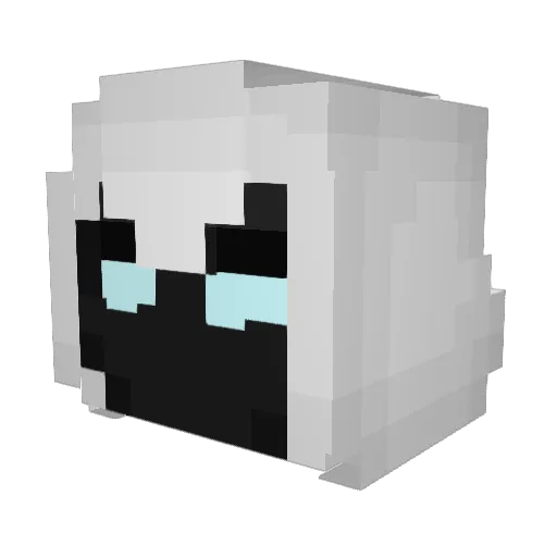 StoppingPower Minecraft avatar head, 3D render