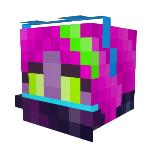 Stopra Minecraft avatar head, 3D render