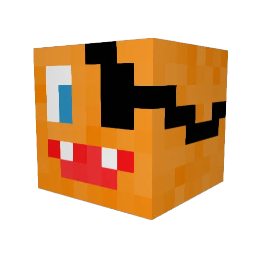 Stopsel001 Minecraft avatar head, 3D render