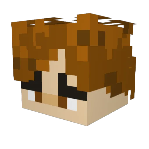 StoraMy101 Minecraft avatar head, 3D render