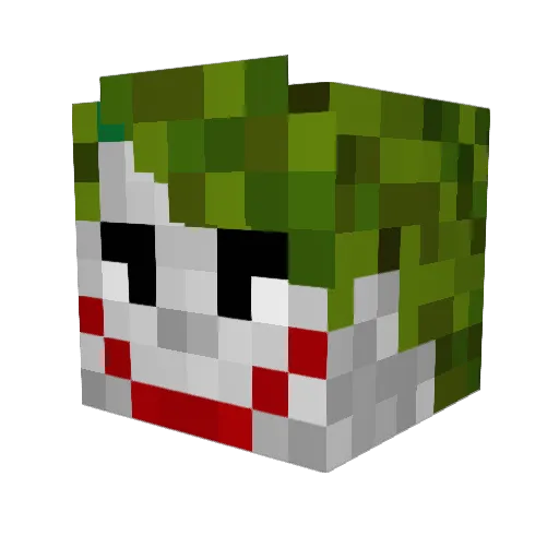 StoraxDanger Minecraft avatar head, 3D render