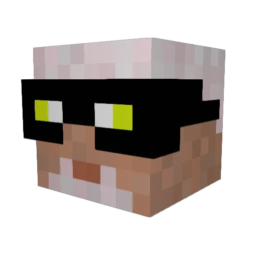 Storck_ Minecraft avatar head, 3D render