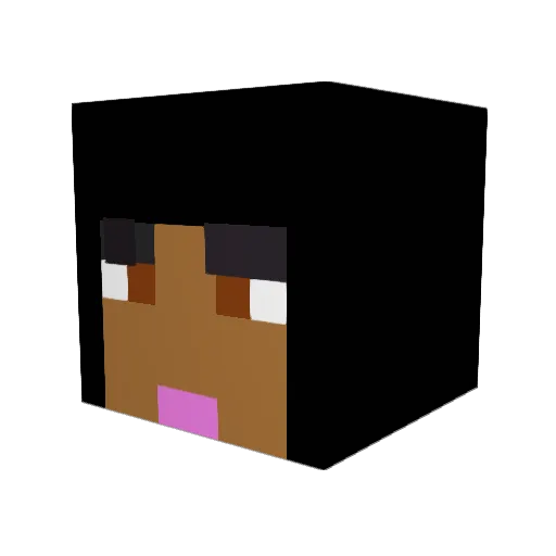 Storkangel Minecraft avatar head, 3D render