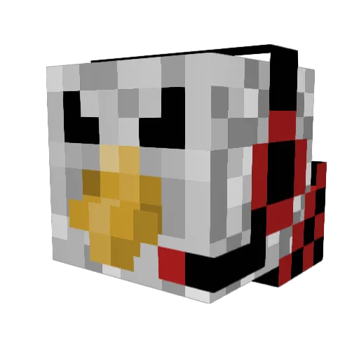Storkel Minecraft avatar head, 3D render