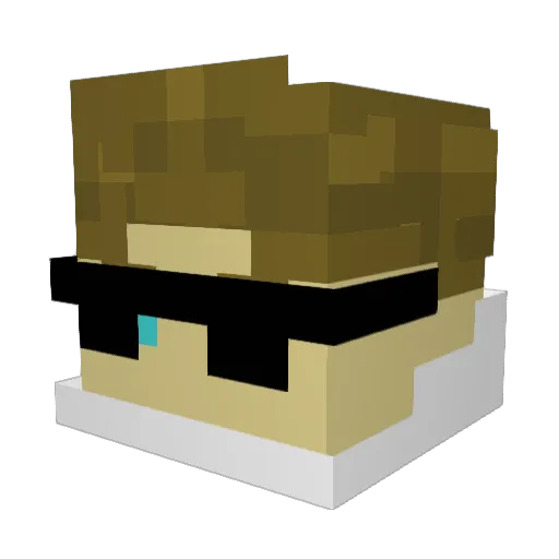 Storm121211 Minecraft avatar head, 3D render