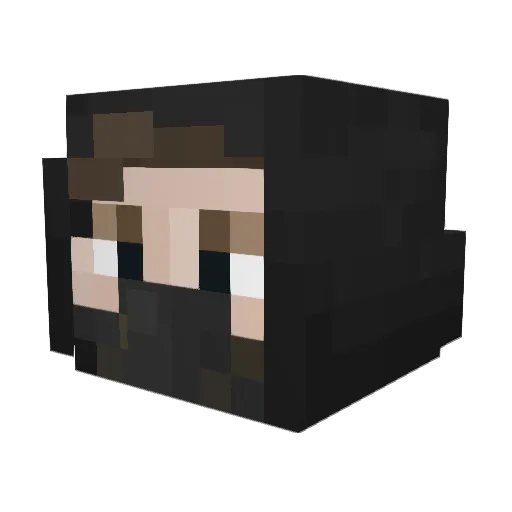Storm33112 Minecraft avatar head, 3D render
