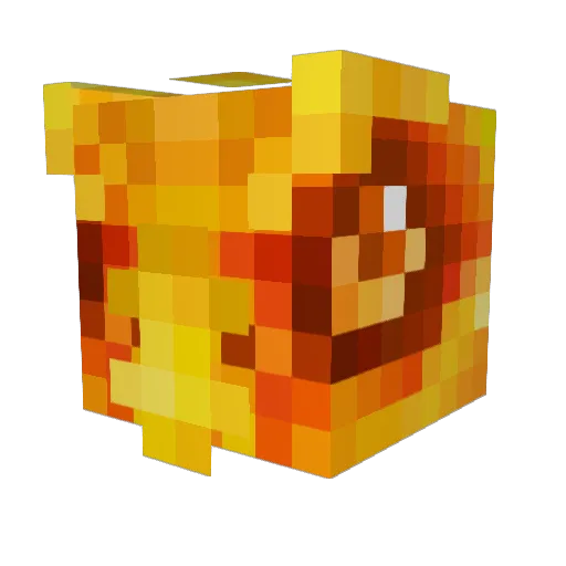 StormBlu Minecraft avatar head, 3D render