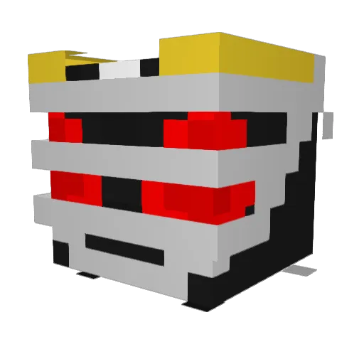 StormBreaker250 Minecraft avatar head, 3D render