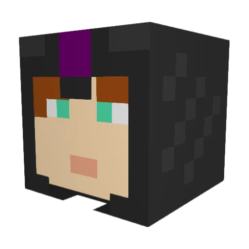 StormDrago_ Minecraft avatar head, 3D render